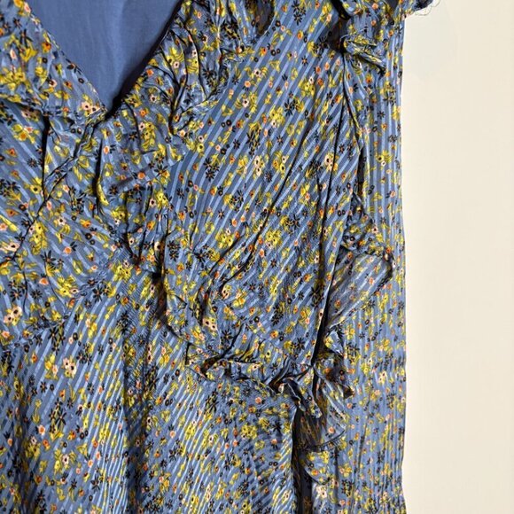Free People Sweetest Thing Mini Dress in Midnight Cowboy - Picture 3 of 5